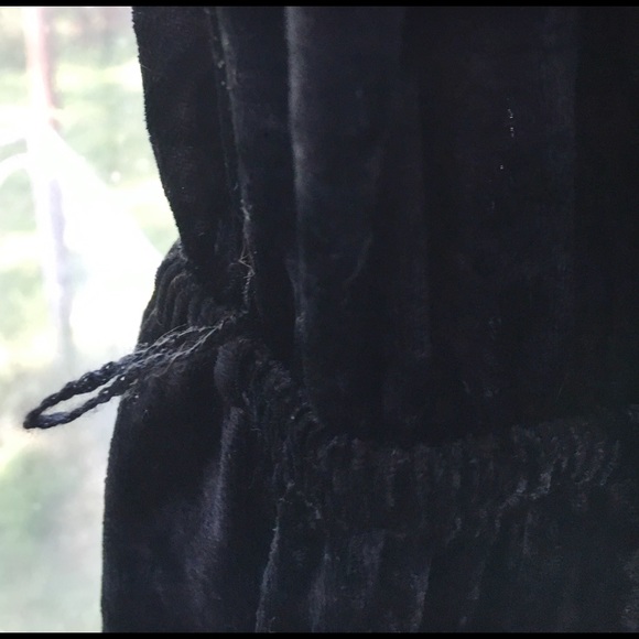 Black velvet One Love jumpsuit midi size M - Picture 4 of 6